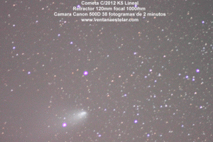 Cometa C/2012 K5 Lineal 