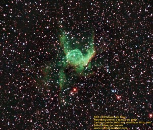 NGC 2359 Nebulosa del Casco de Thor.  